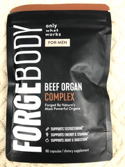 FORGEBODY Beef Organ Complex 60 Capsules | Grass Fed Organ Blend