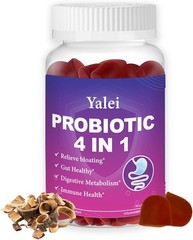 Probiotic Kombucha Gummies | Sugar Free | Probiotics Fiber Supplement for Unisex