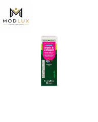 Spring Valley Biotin & Collagen Liquid, 1 fl oz, 15000 Mcg, Natural Berry Flavor