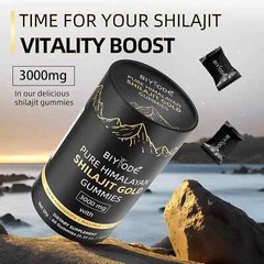 Himalayan Shilajit GOLD Gummies, Organic, Extremely Potent 3000 weight measure,