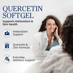 Quercetin Capsules 1000mg with Bromelain Vitamin C D3 Zinc (1/2/3/5 Packs)