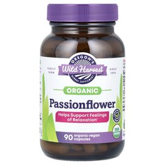Organic Passionflower, 90 Organic Vegan Capsules