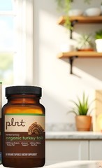 Plnt ORGANIC TURKEY TAIL MUSHROOM 120 Vegan Capsules (60 Servings) BEST BY 11/26