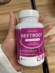 3PCS Rosabella Organic Beet Root 60 Capsules Natural Energy Boost Blood Pressure