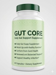 GUTCORE By Sequente Sealed Exp 12/27 Reduce Bloating 60 caps
