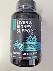 Raw Science Liver & Kidney Support 60 Capsules Milk Thistle EXP 06/2027