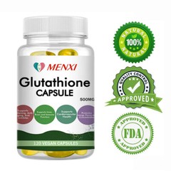 Glutathione Capsules Vitamin C Skin Whitening Anti Aging Support Organic Natural
