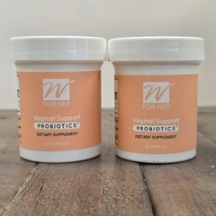 TWO PACK – WforHer Vaginal Support Probiotics – Feminine Care, pH, Flora