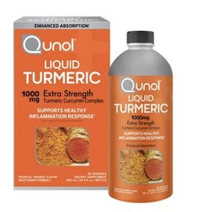 1-Qunol Liquid Turmeric Extra Strength 1000 mg Orange Flavor 30.4 oz Fresh NIB