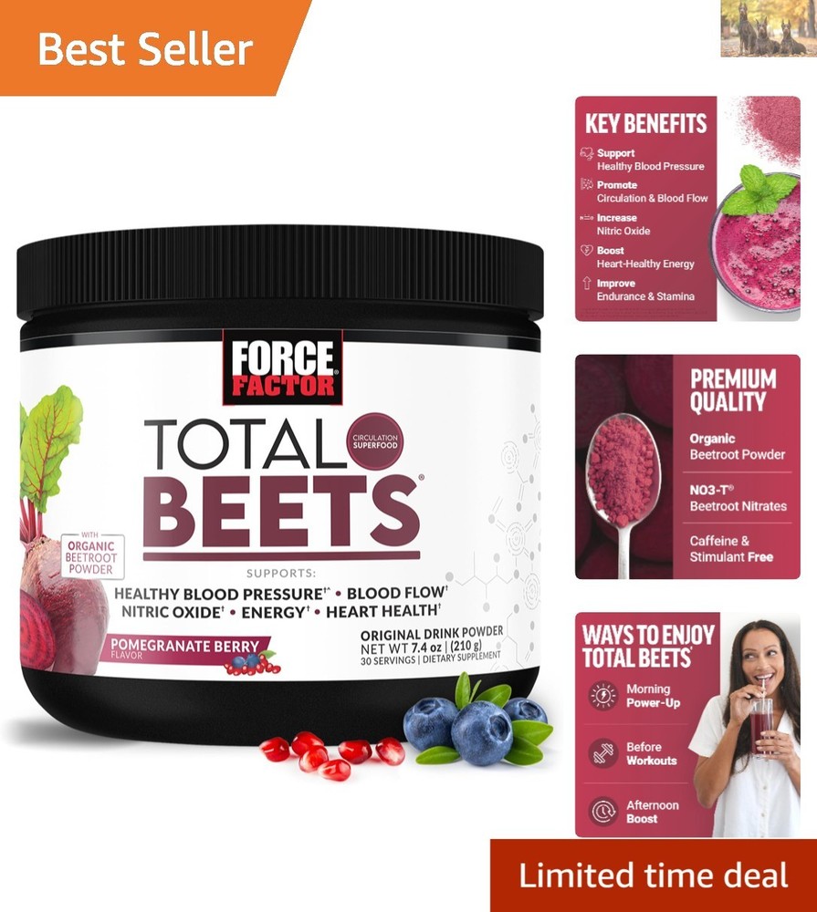 30 Servings of Total Beets Drink Mix – Natural Support for Energy & Circulation