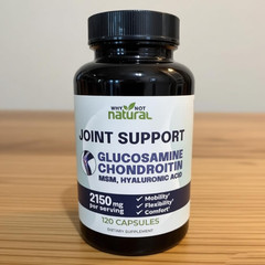 Why Not Natural Glucosamine Chondroitin MSM Joint Support Supplements – 120 Caps