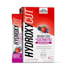 Hydroxycut Drink Mix Lose Weight Packets Wildberry Blast Flavor 1.78 oz 21Ct 3PK