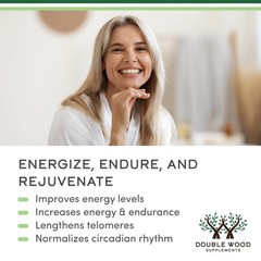 NAD+ Anti-Aging Supplement | 500mg Pure NAD Plus | 30-Day Supply | Vegan, Non-GM
