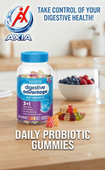 (2X Bottles) Digestive Advantage Daily Probiotic Gummies, 60CT 😋🍓💪