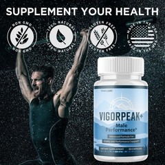 (5 Pack) Vigor Peak+ Advanced Male Max Support Supplement Vigorpeak 300 Capsules