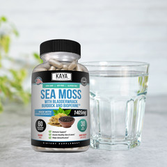Organic Irish Sea Moss, Burdock Root, Bladderwrack Powder, Immune & Thyroid Care