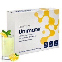 Unicity Unimate Lemon Flavor Packs – 30 Counts – Exp 08/2028 Free Shipping