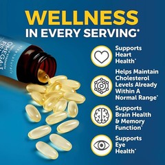 Triple Strength Fish Oil Omega 3 Supplements for Women and Men – 2500 mg High…