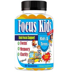 Focus Kids Gummies for Kids and Teens, Attention, Memory Concentration, Focu…