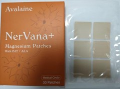 Avalaine Nervana+ Vitamin B12 Patches With Magnesium 30 Pieces Soothing Patches
