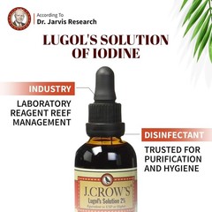 Lugol’s 2% Iodine Solution – 2 oz , Gluten-Free & Alcohol-Free Drops