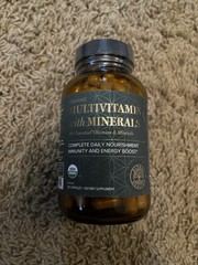 Global Healing Organic Multivitamin With Minerals – 120 Capsules Exp 7/16/26