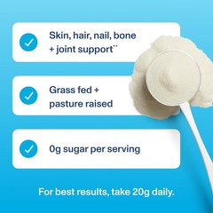 Collagen Peptides Powder 9.33 OZ – Unflavored, Boosts Hair, Skin & Joint Health