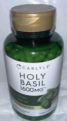CARLYLE. Holy Basil Extract Supplement 90 vcaps **NEW SEALED** Exp 10/2025