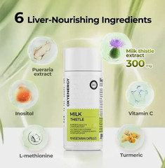 Oxyenergy Milk Thistle Liver Detox & Colon Cleanse,Organic Liver Health Support