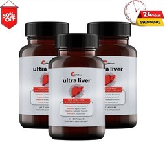 UpWellness 3bottles Ultra Liver Supplement for Liver Health Gallbladder Support