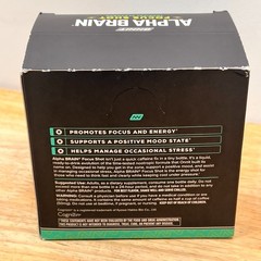 Onnit Alpha Brain Focus Shot Tropical Flavored Dietary Supplement 6 Pack 2.5oz