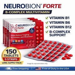 Neurobion Forte 150 Tablets B1 B6 B12 Vitamin B-Complex Exp 05/2027