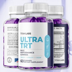 (1 Pack) Ultra TRT ACV Gummy Male Health Support Formula UltraTRT 60 Gummies