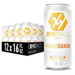 Xyience Mango Guava Energy Drink, 16 fl oz can Pack of 12