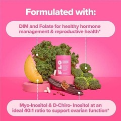 O Positiv FLO Ovarian Support – 90 Capsules for Hormone Balance & Cycle Health