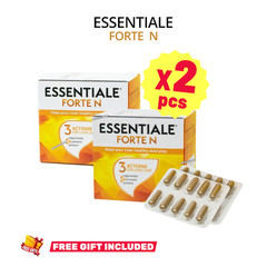 New 2 Essentiale Forte N Liver Detox & Liver Tonic Supplement 90s Free Shipping