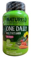 NATURELO ONE DAILY Multivitamin for Women – 120 Capsules Exp.2-26