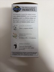 Garden of Life Dr. Formulated Probiotics 80 Billion CFU 30 Capsules Exp. 12/26