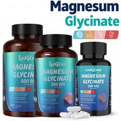 Magnesium Glycinate Supplement 500mg – for Sleep Stress Muscle & Nerve Support