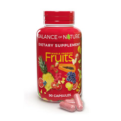 Balance of Nature Whole Fruits Supplement with Superfood Fruits (90 Capsules)
