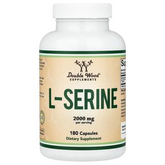 L-Serine, 180 Capsules (500 mg per Capsule)