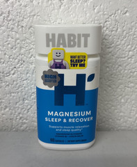 Habit Magnesium Sleep & Recover Supplement, Vitamin B6 Ex:9/27