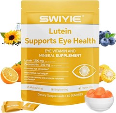 3PCS Swiyie Lutein Gummies – Eye Vitamin and Mineral Supplement with 20mg Lutein