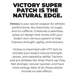 Super Patch VICTORY Athletic Patches 30-Pack Drug-Free Strength Power Recovery