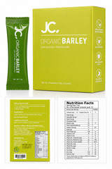 JC Organic Barley Grass Leaf Juice Powder 10 Sticks x 3.2g (32g) Gluten-Free