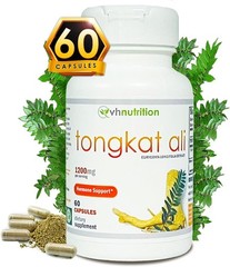 VH Nutrition Longjack Eurycoma Longifolia 1200mg 60 Capsules Factory Sealed
