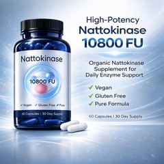 T Nattokinase Supplement – 10800 FU 60 Capsules Per Serving HO 4X 2026