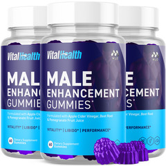 (3 Pack) Vital Health Male Gummys Advanced Max Formula VitalHealth 180 Gummies