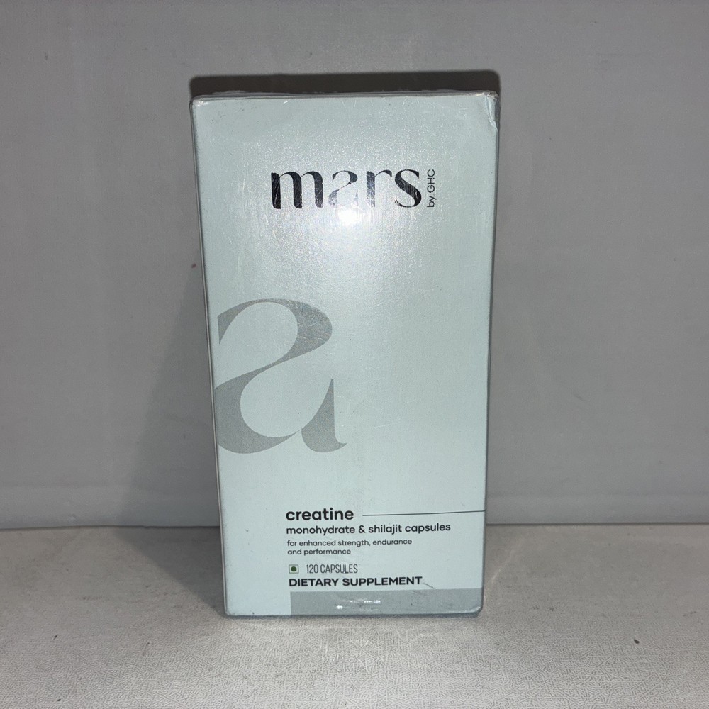 Mars Micronized Creatine Monohydrate 120 Caps -Exp 08/2028