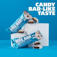 MRE Cookies & Cream Protein Bars – 12 Count Snack Bars for Breakfast or Post-…